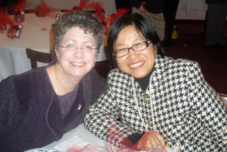Darcy Downie and Margaret Wong